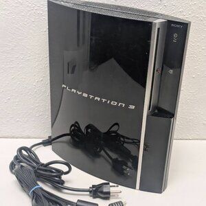 Sony PlayStation 3 Console CECHL01 with Cords - FOR PARTS - *NOT WORKING